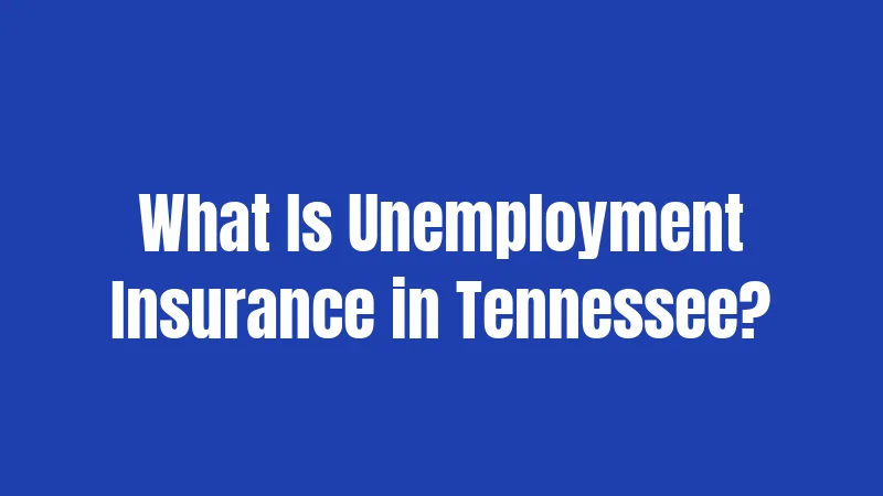 Unemployment Laws in Tennessee (2026): Your Money, Your Rights 1 What Is Unemployment Insurance in Tennessee?