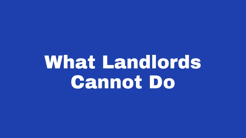 Eviction Laws in Louisiana (2026): Rules Every Renter and Landlord Should Know 2 What Landlords Cannot Do
