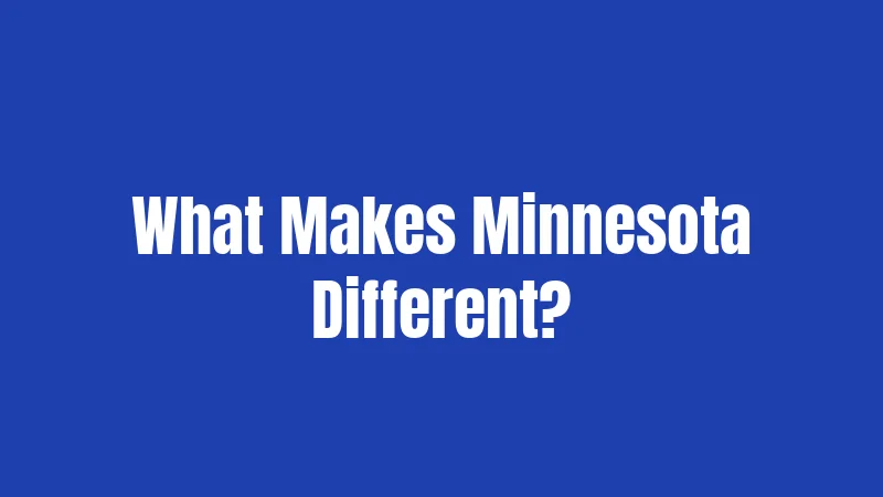 What Makes Minnesota Different?