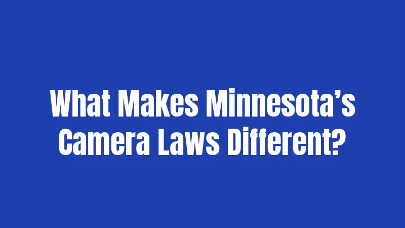 What Makes Minnesota’s Camera Laws Different?