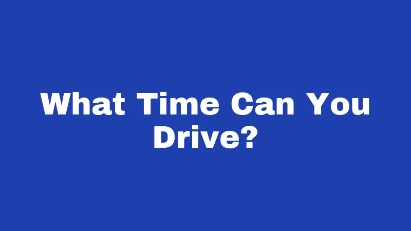 Golf Cart Laws in Iowa (2026): Rules Every Driver Must Know 2 What Time Can You Drive?