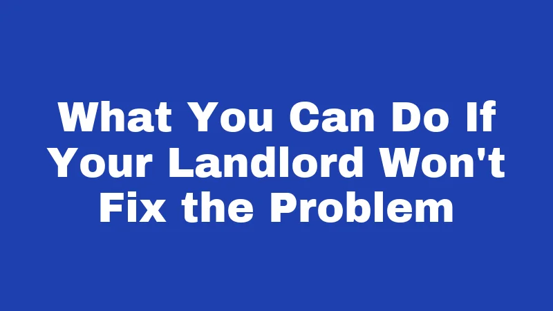 Mold Laws in Washington (2026): Who Pays, Who Cleans, Who's Liable 3 What You Can Do If Your Landlord Won't Fix the Problem