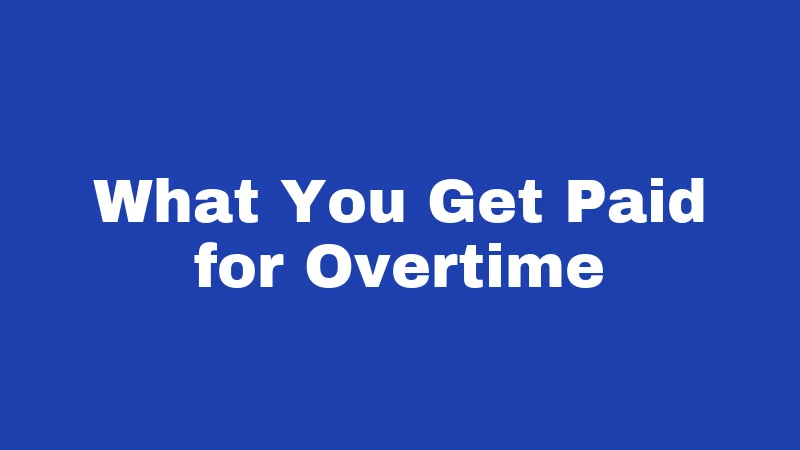 Overtime Laws in South Carolina (2026): Your Pay Rights Explained 2 What You Get Paid for Overtime