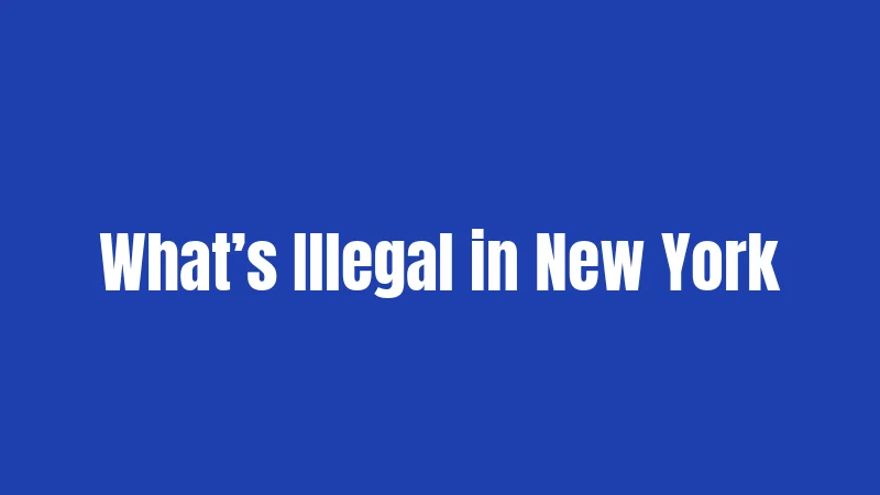 New York Gambling Laws in 2026: What's Legal and What's Not 2 What’s Illegal in New York