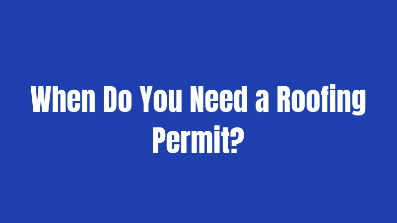 Roofing Laws in Massachusetts (2026): Rules Every Homeowner Must Know 3 When Do You Need a Roofing Permit?