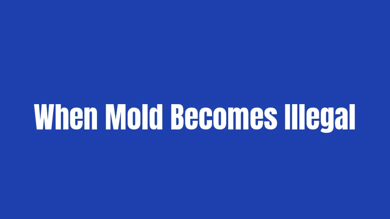When Mold Becomes Illegal