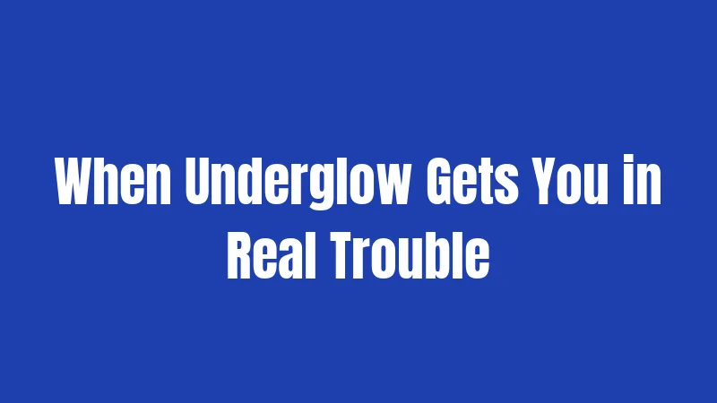 Underglow Laws in Texas (2026): What Actually Gets You Fined 2 When Underglow Gets You in Real Trouble