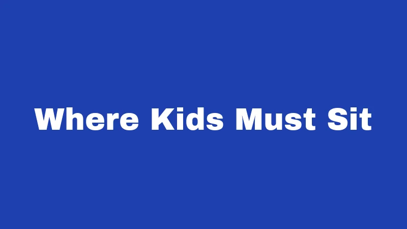 Car Seat Laws in Louisiana (2026): Rules Every Parent Must Know 2 Where Kids Must Sit