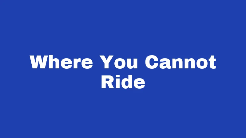 Bicycle Laws in Mississippi (2026): Rules Every Rider Must Know 3 Where You Cannot Ride