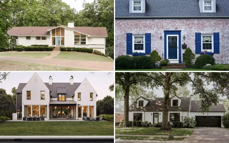 18 Stunning White Brick House Ideas to Transform Your Home's Exterior 1 white painted brick house ideas featured