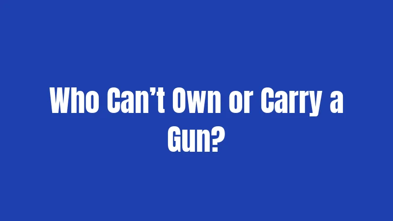 Georgia Gun Laws in 2026: What's Actually Legal 2 Who Can’t Own or Carry a Gun?