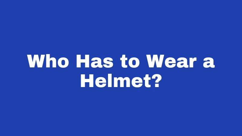 Helmet Laws in Mississippi (2026): Ride Safe or Pay the Price 1 Who Has to Wear a Helmet?
