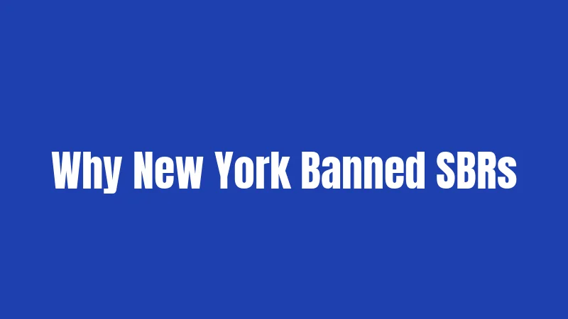 Why New York Banned SBRs