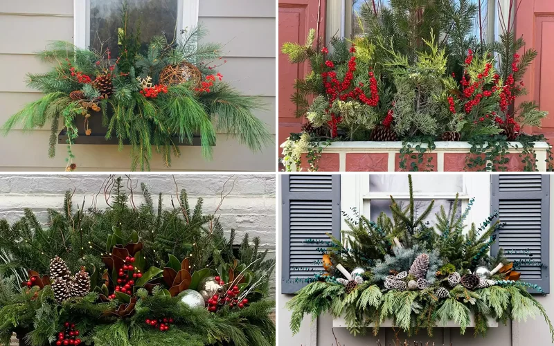 13 Stunning Winter Window Box Designs That’ll Transform Your Home’s Curb Appeal