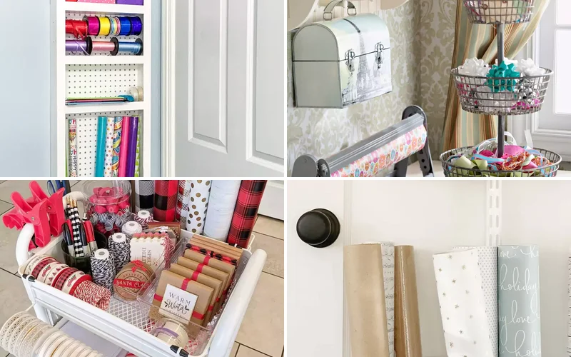 18 Creative Gift Wrap Storage Solutions That Banish Holiday Clutter