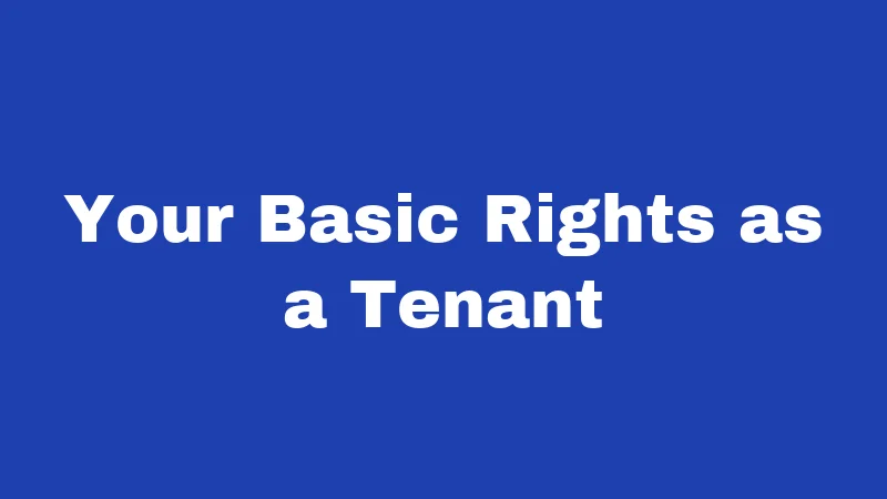 Tenant Laws in Oregon (2026): Rights Every Renter Should Know 1 Your Basic Rights as a Tenant